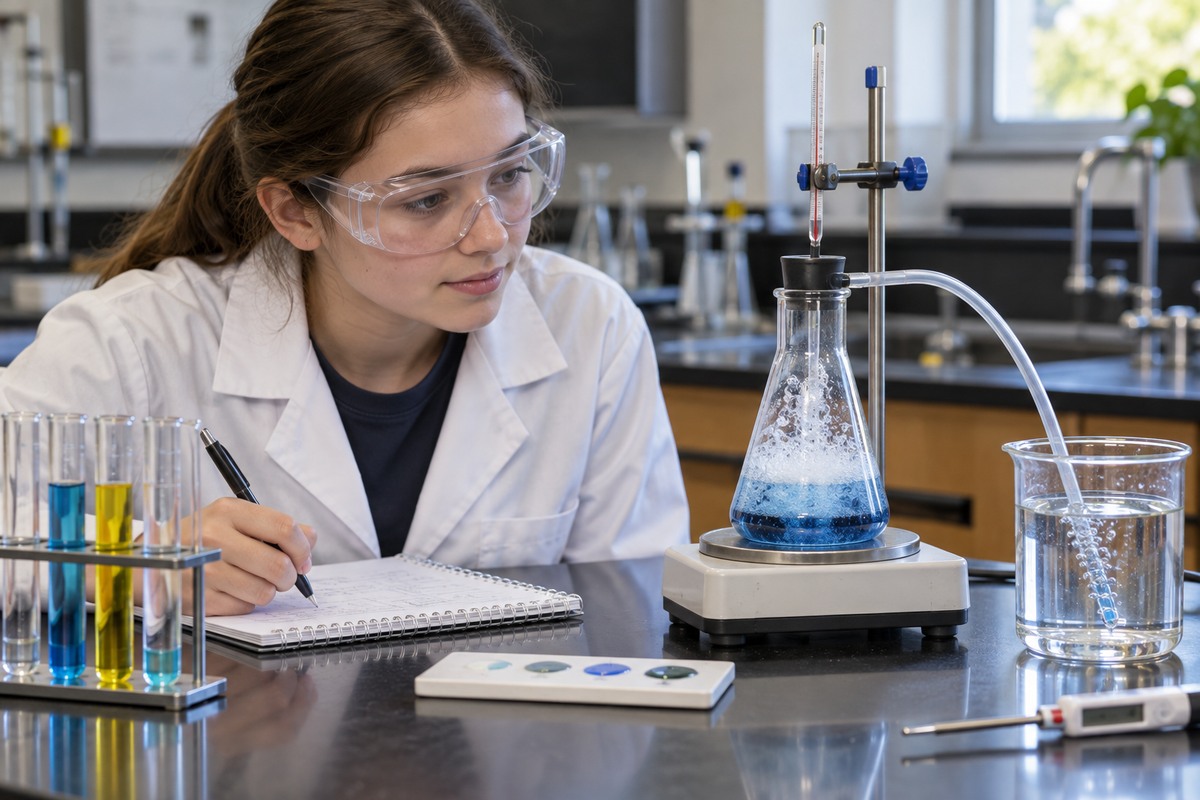 化学实验现象怎样描述才准确：按时间顺序区分操作、观察与结论